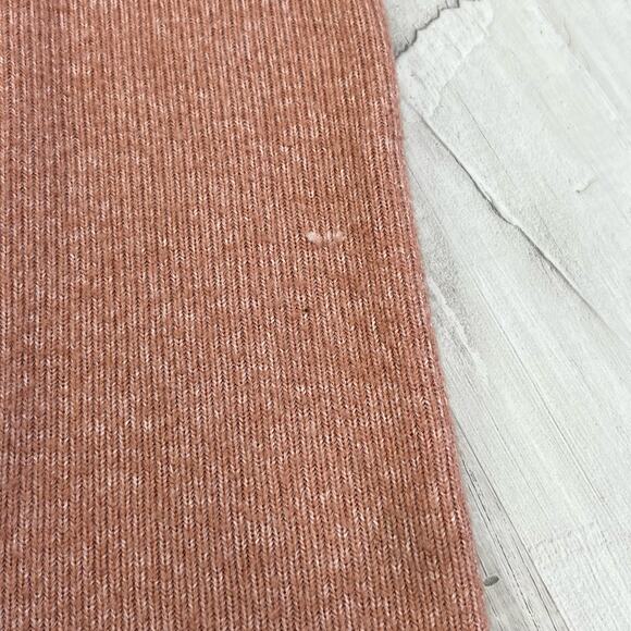 Universal Thread Long Sleeve V Neck Ribbed Pink Henley Shirt Large - Picture 6 of 9